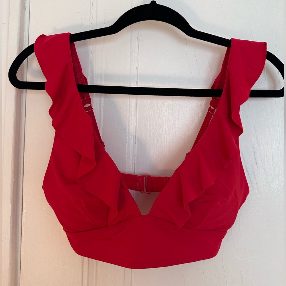 Sea Level Frill Bikini Top